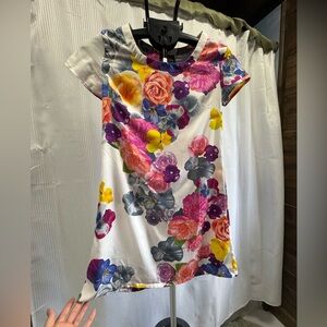 Angie Multicolor Floral Dress